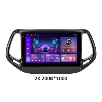 Штатна магнітола Soundbox S-9235 для Jeep Compass 2017+ з CarPlay та 4G модем S8 2K-9235