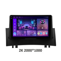 Штатная магнитола Soundbox S-2055 с CarPlay и 4G модемом для Renault Megane II S4 2K-2055