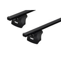 Багажник на інтегровані рейлінги Thule Squarebar Evo Rapid для Ford Everest (mkIII) 2016-2021 (TH 7123-753-4070)