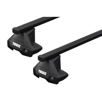 Багажник на гладкую крышу Thule Squarebar Evo для Honda Civic (mkIX)(седан) 2011-2017; Acura ILX (mkI) 2013→ (TH 7124-7105-5180)