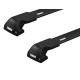 Багажник на интегрированные рейлинги Thule Edge Wingbar Black для BMW X1/X3/X4/X6/X7 (F16; F25; F26; F48; G01; G07; U11) 2010→ (TH 7214B-7214B-7206-6007)
