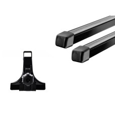 Багажник на водостоки (15см) Thule Squarebar для Chevrolet Express (mkI-mkII) 1996-2016 (TH 765-951)