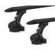 Багажник на водостоки (15см) Thule Wingbar Evo Black (1.35 м) (TH 7114B-9512)