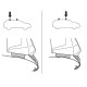 Монтажний комплект Thule 5084 для Audi A4/S4 (mkIV)(B8)(седан) 2008-2015 (TH 145084)