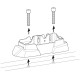 Монтажний комплект Thule 7123 для Nissan NV350 (mkI)(E26); Isuzu Como (E26) 2012→ (TH 187123)