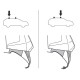 Монтажный комплект Thule 5022 для Volkswagen Up! (mkI) 2011-2023; Seat Mii (mkI) 2011-2021; Skoda Citigo (mkI) 2011-2020 (TH 145022)