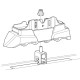 Монтажный комплект Thule 7054 для Citroen Jumper (mkII); Peugeot Boxer (mkII); Fiat Ducato (mkIII) 2006→; Opel Movano (mkIII)(C) 2022→ (TH 187054)