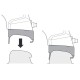 Монтажний комплект Thule 6003 для Mitsubishi ASX (mkI) 2010-2023; Citroen C4 Aircross (mkI) 2012-2017; Peugeot 4008 (mkI) 2012-2017 (TH 186003)