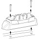 Монтажний комплект Thule 7019 для Mercedes-Benz V-Class (W447) 2014→ / Vito/Viano (W639) 2003-2014 (TH 187019)
