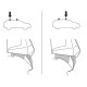 Монтажный комплект Thule 5054 для Ford Fiesta (mkVII)(5-дв. хетчбек) 2017-2023 (TH 145054)