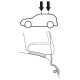 Монтажний комплект Thule 1359 для Chevrolet Niva (mkI) 2003-2009; Лада Калина 1119 (хетчбек) 2005-2013 (TH 141359)