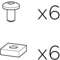 Гвинти з гайками (Thule Caprock) (TH 54946)
