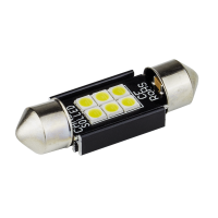 Светодиоды в габаритных огнях, подсветке номера и в салоне DriveX. T11-119 36mm 3020-6 12-36V CAN автомобильные светодиоды 12В