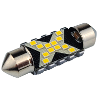 Світлодіоди в габаритні вогні, підсвітку номера та в салон DriveX T11-206 36mm 2016-12 12-24V CAN автомобільні світлодіоди 12В