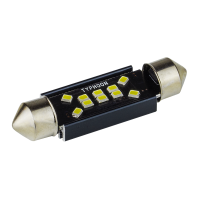Светодиоды в габаритных огнях, подсветке номера и в салоне DriveX. T11-124 41mm 2016-10 12-24V CAN автомобильные светодиоды 12В