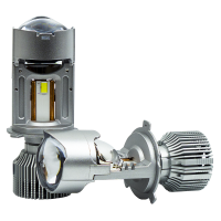 LED лампи автомобільні з лінзою DriveX LE-09 H4 H/L 40/50W 9-36V 6000K