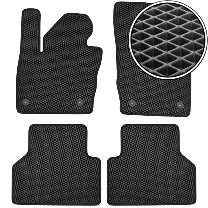 EVA коврики Audi Q3 2011-2019 комплект ковриков в салон auto.KIM