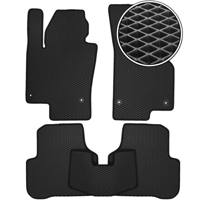 EVA коврики Lexus GS 2012-2020 комплект ковриков в салон auto.KIM