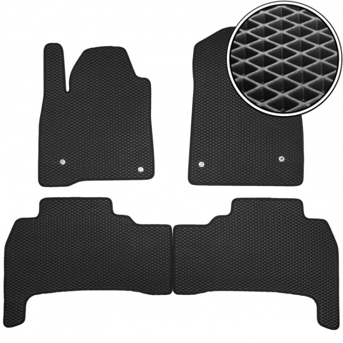 EVA коврики Lexus LX 570 2008-2015 комплект ковриков в салон auto.KIM