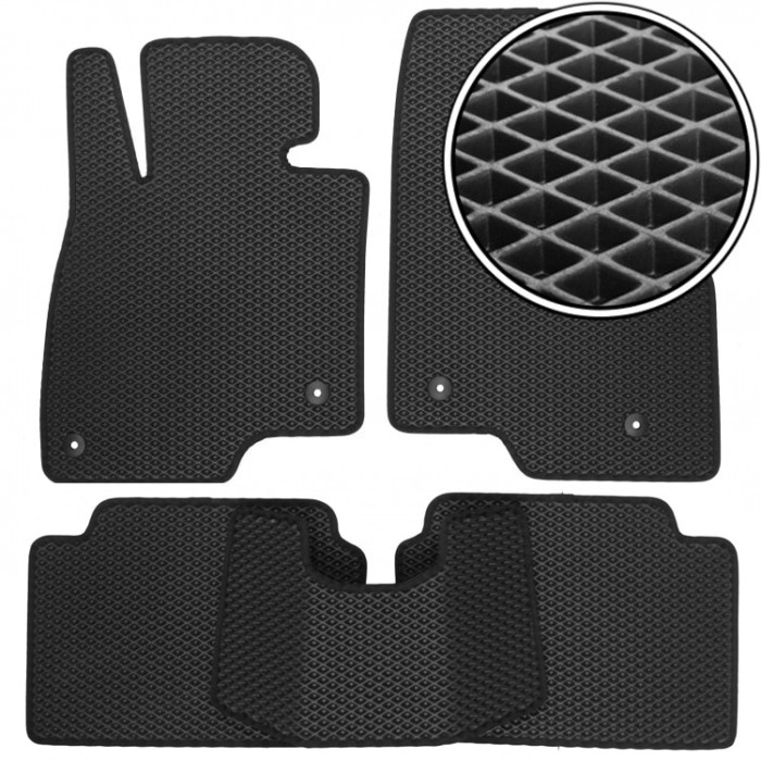 EVA килимки  Mazda 3 2013-2019 комплект килимків в салон auto.KIM