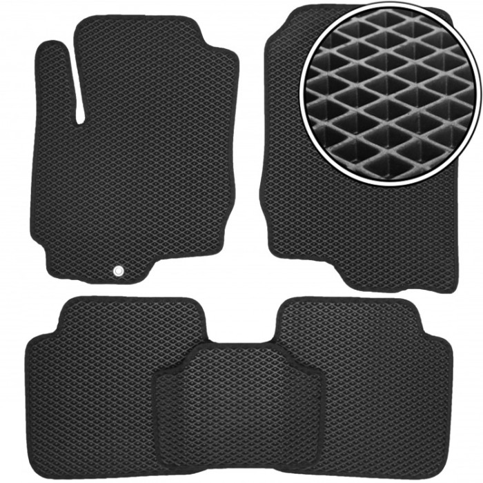 EVA коврики Mitsubishi Colt 2004-2012 комплект ковриков в салон auto.KIM