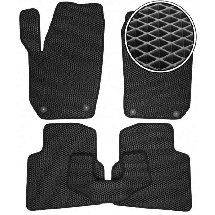 EVA коврики Skoda Roomster 2006-2015 комплект ковриков в салон auto.KIM