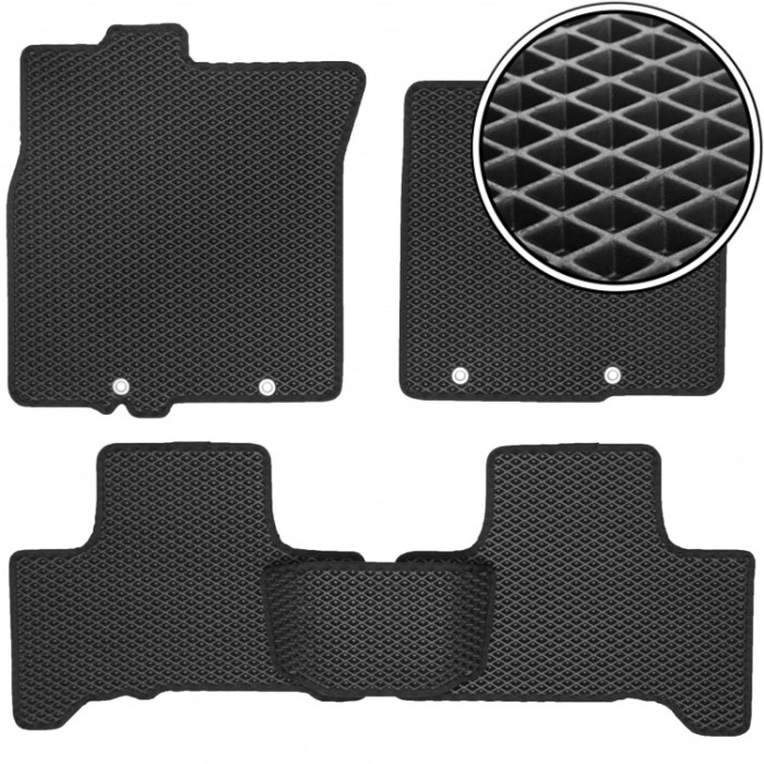 EVA килимки  Toyota FJ Cruiser 2006-2014 комплект килимків в салон auto.KIM