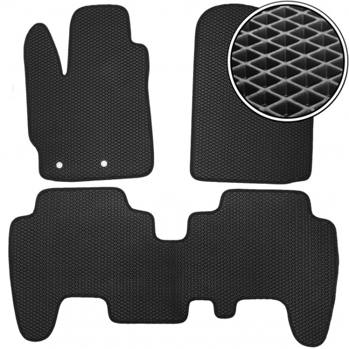 EVA коврики Toyota Yaris 2005-2012 комплект ковриков в салон auto.KIM