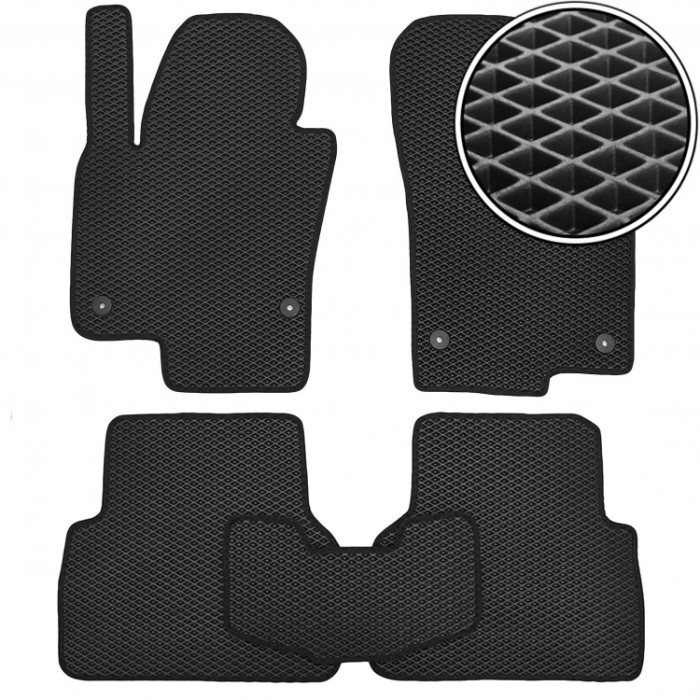 EVA килимки  Volkswagen Tiguan 2007-2016 комплект килимків в салон auto.KIM