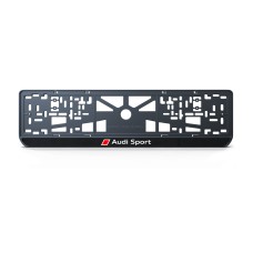 Номерна рамка Audi Sport із високоякісного ABS пластику Ledos виглядає як LCD дисплей.