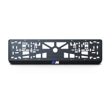 Номерна рамка BMW only M із високоякісного ABS пластику Ledos виглядає як LCD дисплей.