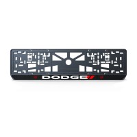 Номерна рамка Dodge із високоякісного ABS пластику Ledos виглядає як LCD дисплей.