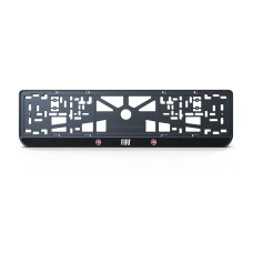 Номерна рамка Fiat із високоякісного ABS пластику Ledos виглядає як LCD дисплей.