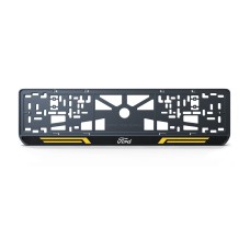 Номерная рамка Ford стиль #4 из высококачественного ABS пластика Ledos выглядит как LCD дисплей