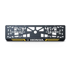 Номерна рамка Honda стиль #4 із високоякісного ABS пластику Ledos виглядає як LCD дисплей.
