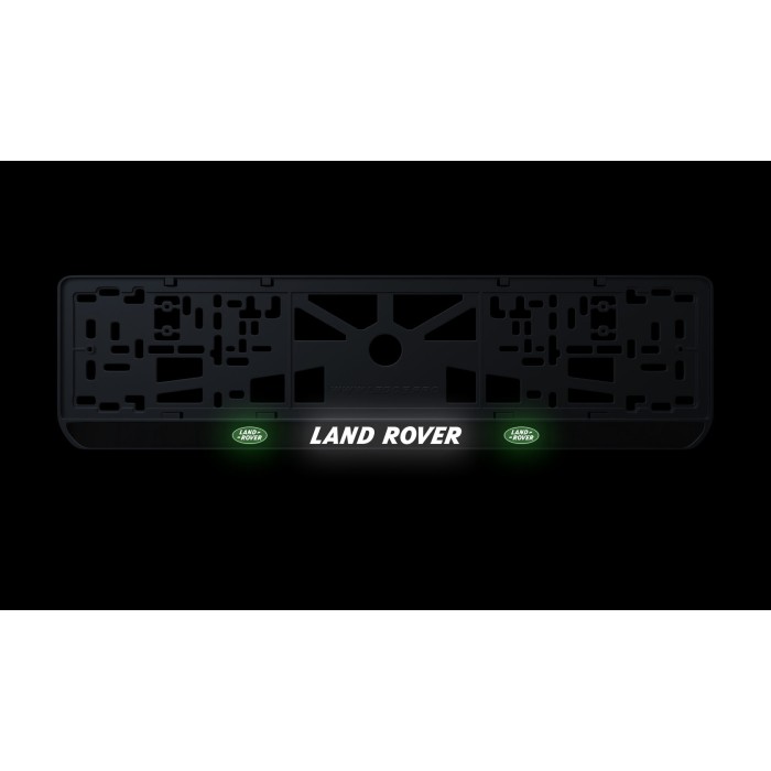 Номерна рамка Land Rover із високоякісного ABS пластику Ledos виглядає як LCD дисплей.
