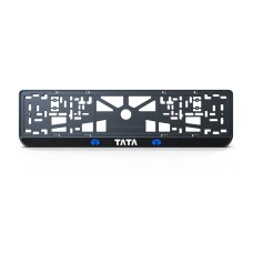 Номерная рамка Tata из высококачественного ABS пластика Ledos выглядит как LCD дисплей