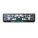 Номерная рамка STOP HYBRID GO V12 из высококачественного ABS пластика Ledos выглядит как LCD дисплей