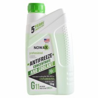 Антифриз NOWAX GREEN G11 концентрат (зеленый) 1кг