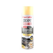 Полироль для панели приборов CarLife Cockpit Cleaner EXTRA MAT Ваниль, 500мл