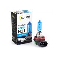 Галогеновая лампа Solar H11 12V 55W PGJ19-2 StarBlue 4200K