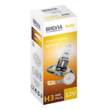 Галогеновая лампа Brevia H3 12V 80W PK22s Rally CP