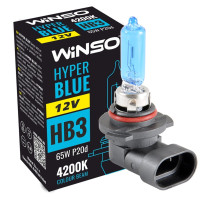 Галогеновая лампа Winso HB3 12V 65W P20d HYPER BLUE 4200K