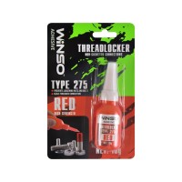 Фіксатор різьби для нерозбірних з'єднань Winso Threadlocker червоний, 10г