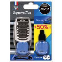 Ароматизатор Aroma Car Supreme Duo Slim New Car, 7мл