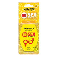 Освежитель воздуха WINSO NO Sex in My Car, целлюлозный ароматизатор, VANILLA