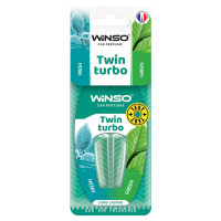 Ароматизатор с двойной капсулой Winso Twin Turbo – Fresh & Green