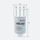Фільтр паливний Molder Filter KF 336 (WF8268, KL446, WK8293)