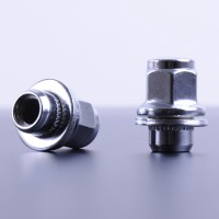 Гайки колесные M12х1,25х37,5 хром с шайбой ключ 21 (10 шт комплект) Nissan F 448