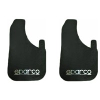 Брызговики SPARCO большие 450х280 черные резинно-пласт с вырезом 2шт